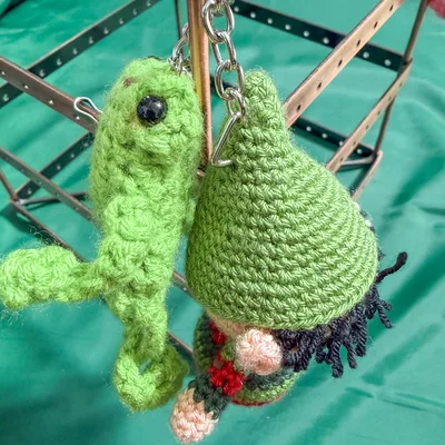 Garden Gnome Keychain